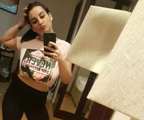 A call girl Karina German in Doha for QAR 2100